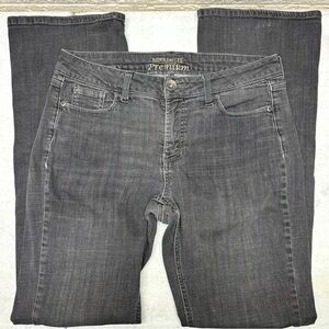RIDERS by LEE Sz 12/L Black Bootcut Mid-Rise Stretch Denim Jeans 32"-W • VG‼